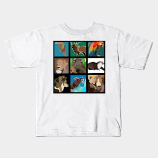 Animal Art Kids T-Shirt